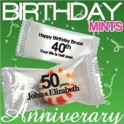 Personalized candy for birthdays and anniversaries!