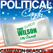 Promotional candy, great for political campaigns!